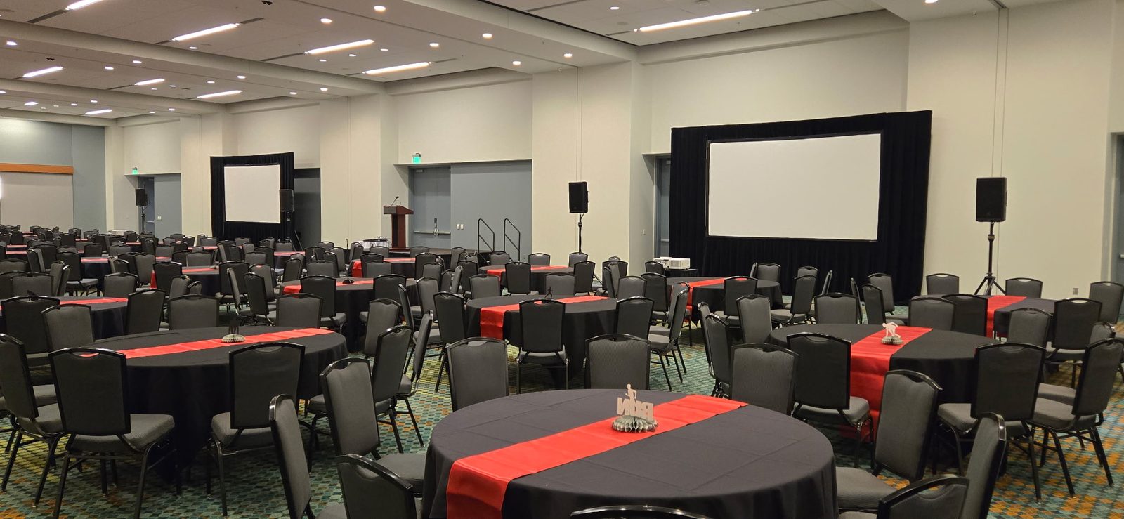 Government convention general session at Music City Center, Nashville, TN, with AV by Nashville Visual