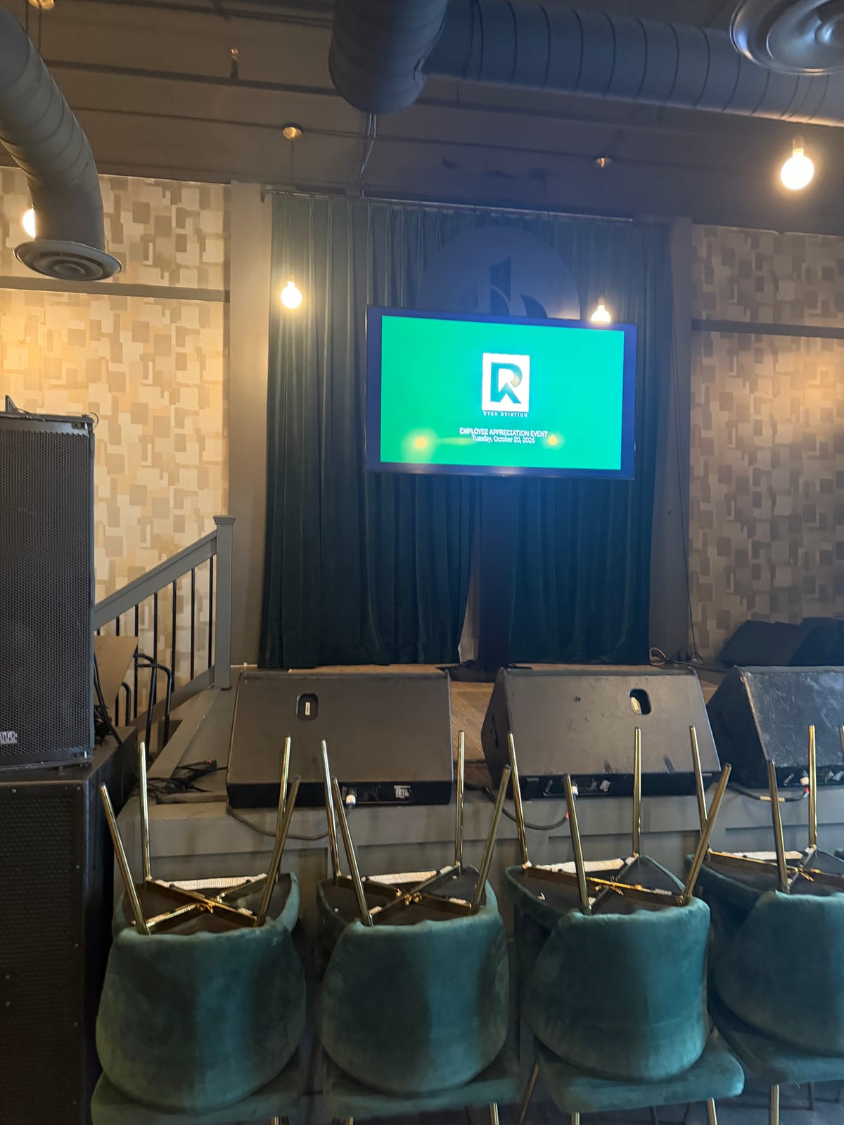 Small corporate event at Anzi Blue, Nashville, TN, with AV by Nashville Visual, photo 3