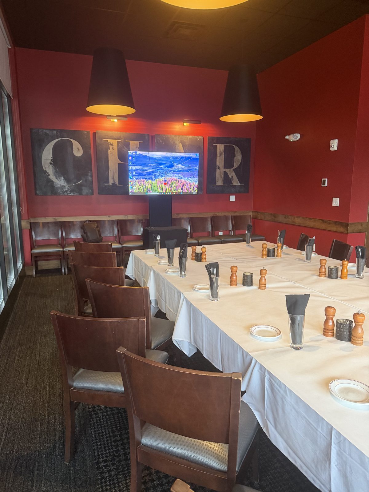 Healthcare dinner meeting at Char, Nashville, TN, with AV by Nashville Visual, photo 2