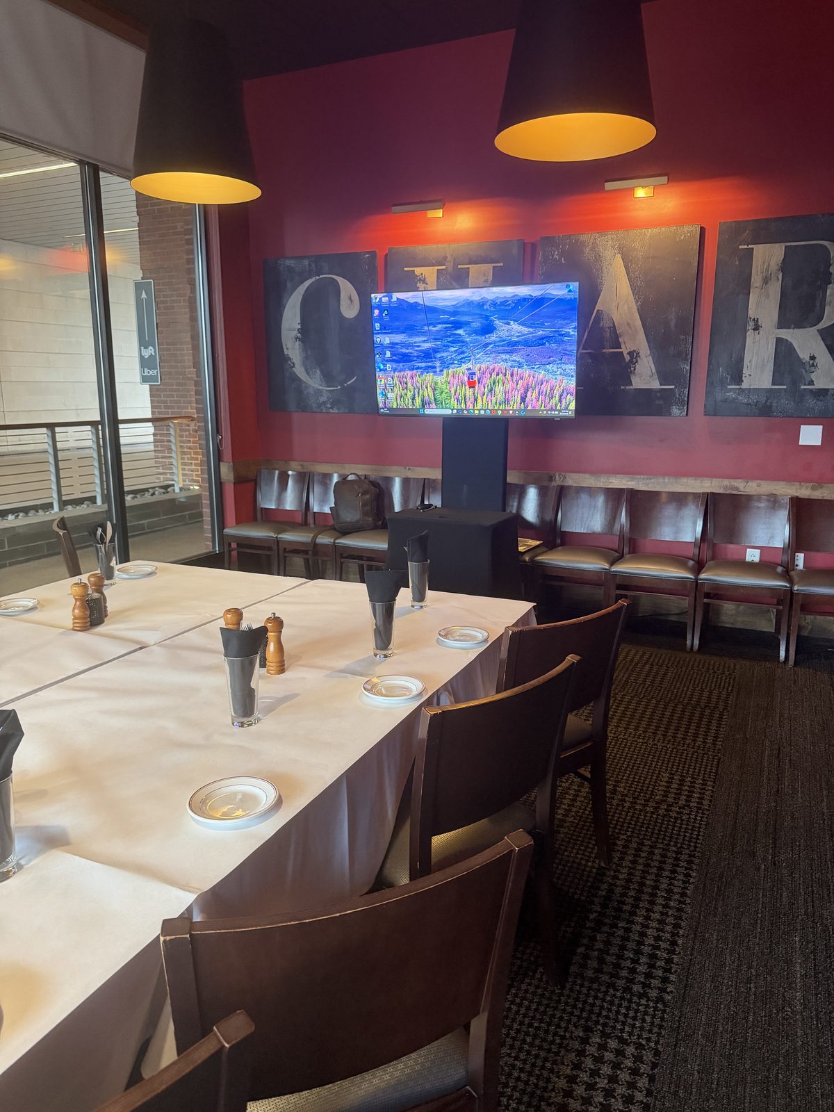 Healthcare dinner meeting at Char, Nashville, TN, with AV by Nashville Visual, photo 3