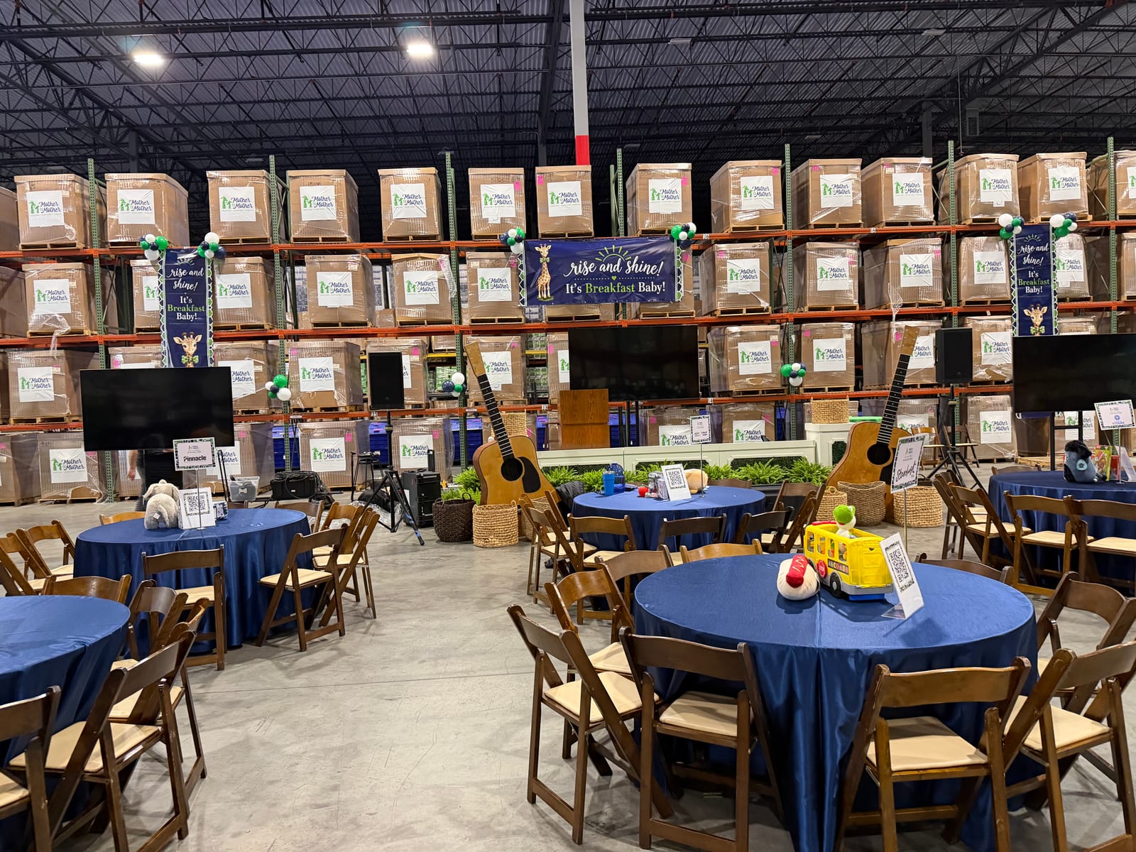 Small corporate event at 7359 Cockrill Bend Boulevard, Nashville, TN, with AV by Nashville Visual